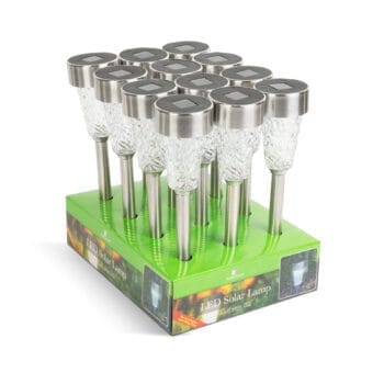 Zapichovacia solárna lampa - studená biela - 7
