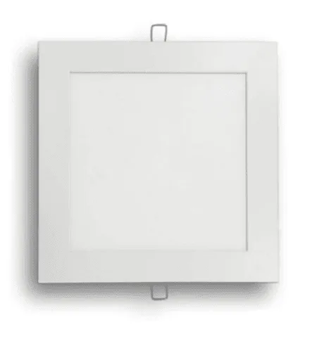 Štvorcový zapustený LED Panel - 18W - studená biela