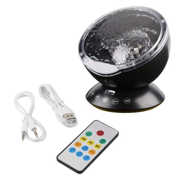 Projektorová lampa oceán čierna