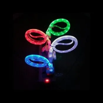 Podsvietený micro USB kábel