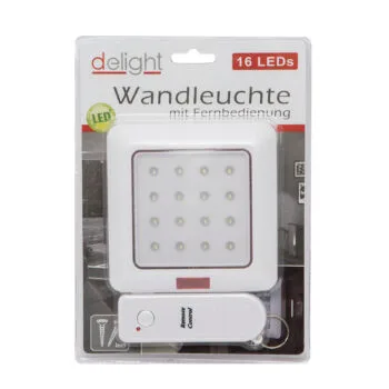 Lampa na stenu s diaľkovým ovládaním -  na batérie