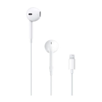 Apple EarPods Lightning slúchadlá s mikrofónom biela