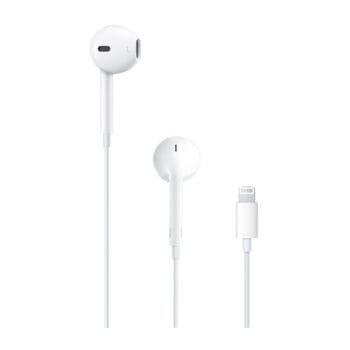 Apple EarPods Lightning slúchadlá s mikrofónom biela