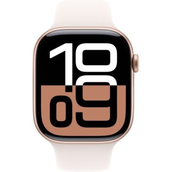 Apple Watch Series 10 42mm Ružovo zlatý hliník so svetlo rumenným športovým remienkom M/L