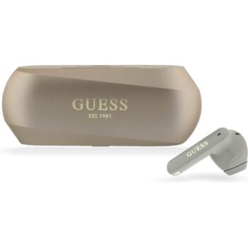 Guess Elongated Metallic ENC TWS bezdrôtové slúchadlá zlatá
