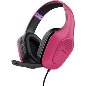 Trust GXT415 Zirox herné slúchadlá ružová