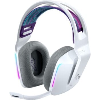 Logitech G733 LIGHTSPEED bezdrôtové herné slúchadlá 7.1 biela