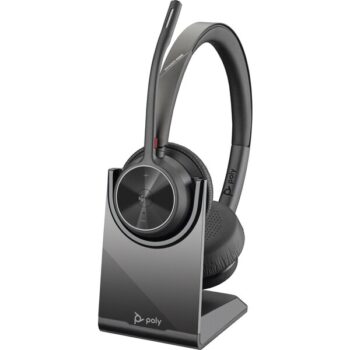 Poly Voyager 4320-M bezdrôtové slúchadlá + BT700 adaptér + nabíjacia stanica