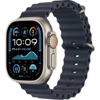 Apple Watch Ultra 2 (2024) 49mm Prírodný titán s námornícky modrým oceánskym remienkom