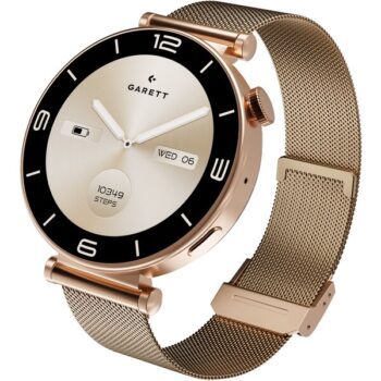 Garett Smartwatch ružovo zlatá oceľ