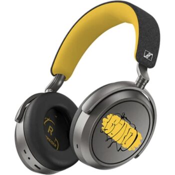 Sennheiser Momentum 4 bezdrôtové slúchadlá 80th Anniversary Edition sivá/žltá