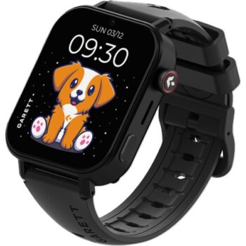 Garett Kids Rel 4G múdre hodinky čierne