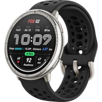 Amazfit Active 2 športové silikónové šikovné hodinky čierne