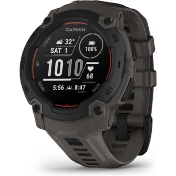 Garmin Instinct E 45mm čierne s charcoal pásikom