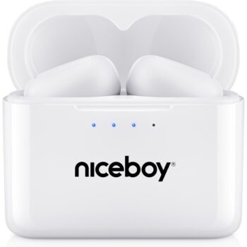 Niceboy HIVE Podsie 4 bezdrôtové slúchadlá biela