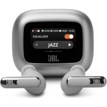 JBL Live Beam 3 bezdrôtové slúchadlá TWS strieborné