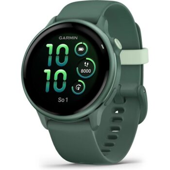 Garmin vívoactive 6 Metallic Jasper Green s remienkom Jasper Gree