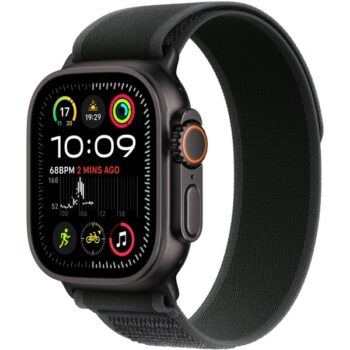 Apple Watch Ultra 2 (2024) 49mm Čierny titán s čiernym trailovým ťahom M/L