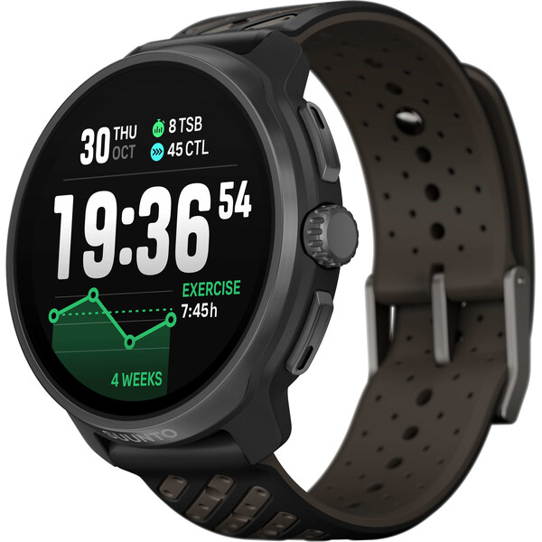 Suunto Race 2 chytré hodinky titán s čiernym pásikom