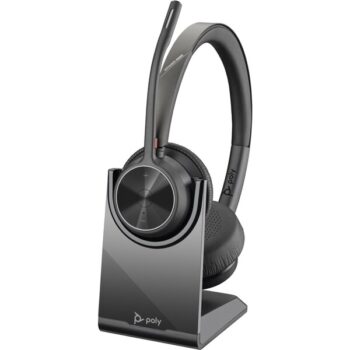 Poly Voyager 4320 bezdrôtové slúchadlá + BT700 adaptér + nabíjacia stanica