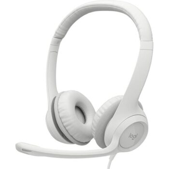 Logitech H390 slúchadlá biela