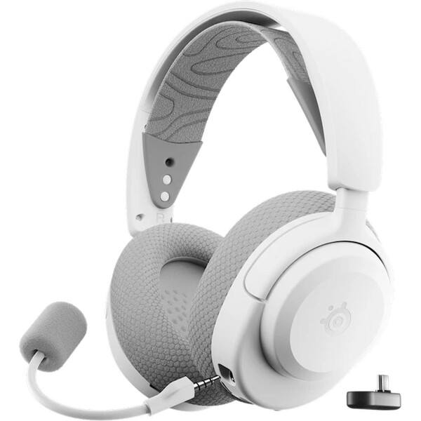 SteelSeries Arctis Nova 3P bezdrôtové herné slúchadlá biela