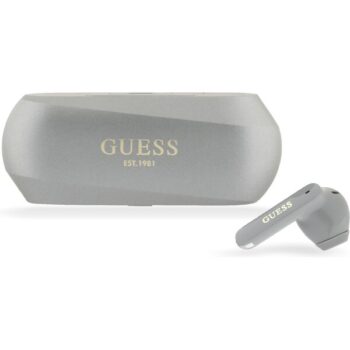 Guess Elongated Metallic ENC TWS bezdrôtové slúchadlá béžové